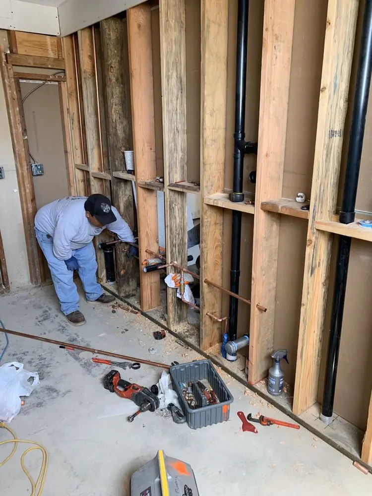 Commercial rough-in plumbing for Water Heater Replacement in Little Elm